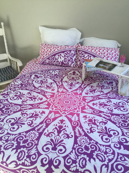 Allure Mandala Quilt Cover Set Queen Size arrives 3 weeks