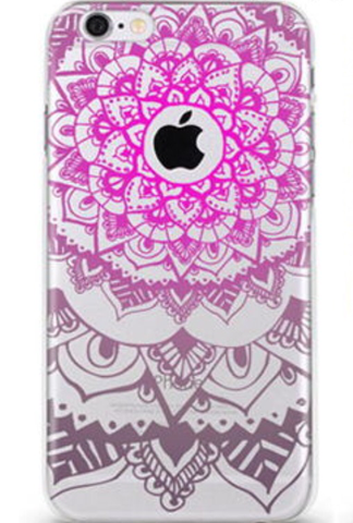 Boho Purple soft iPhone 6Plus soft cover