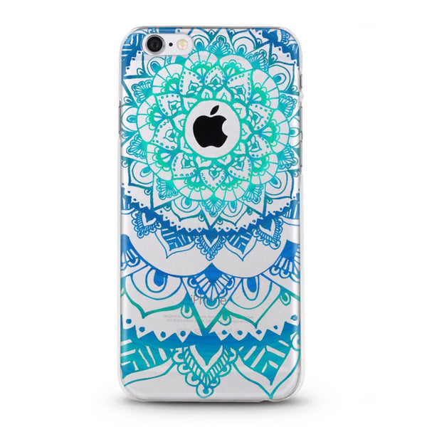 Boho Aqua iPhone soft cover