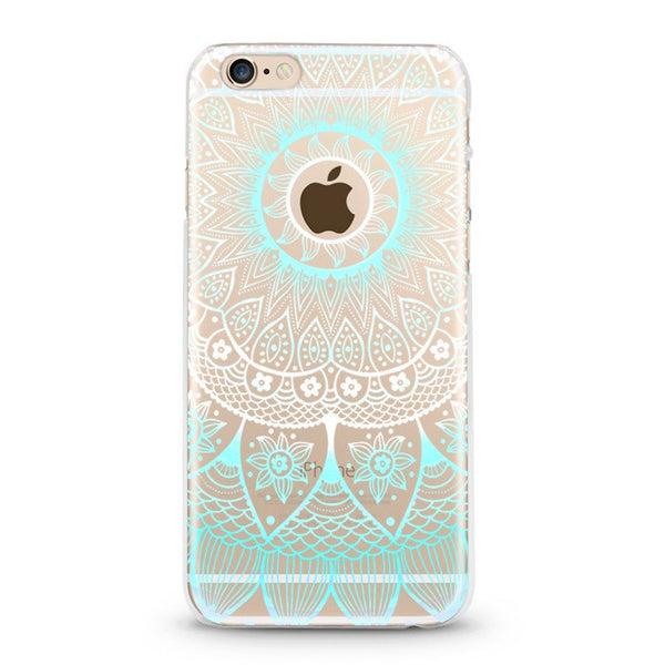 Boho Blue iPhone cover