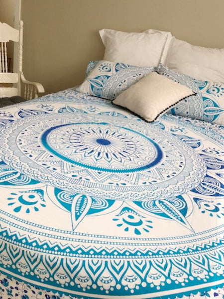 Blue Bohemian Dreams Queen Quilt Cover Set arrives in 3 weeks