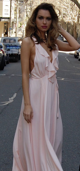 Blushing Beauty Maxi Dress