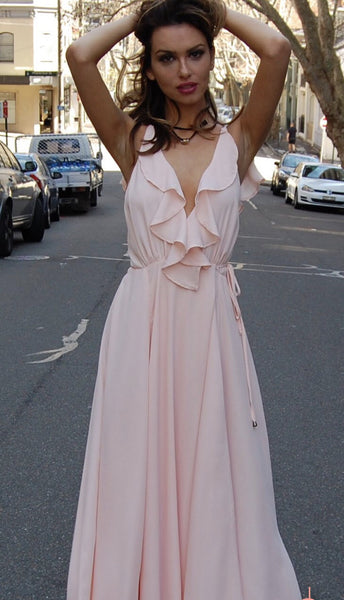 Blushing Beauty Maxi Dress